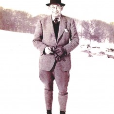 Knole Estate Agent Frank Mason in the park in the winter of 1947 | Photo from Ian Mason