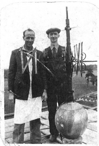 Workmen at Knole in Jim Potter's day | Photo courtesy of Jim Potter