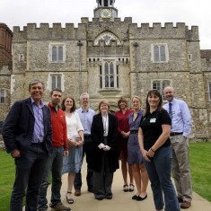 The Inspired by Knole project team in 2012