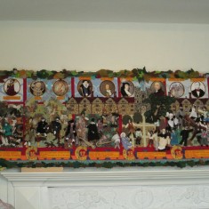 Six centuries of Knole's history in three dimensions, created by 55 members of the Textile Group Sevenoaks, 2012-2013.