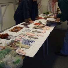 Scores of knitted bodies before they were dressed for their roles in six centuries of Knole's history