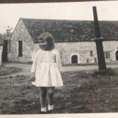 Sarah Sackville-West, aged two and a half, in Queens Court at Knole Sarah Sackville-West_aged two and a half, at Knole