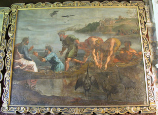 The Miraculous Draught of Fishes, one of 6 Knole Cartoons in th Collection
