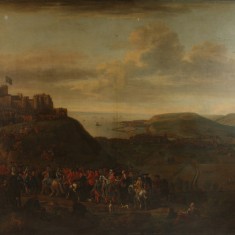 Before treatment, it was difficult to make out details of the port of Dover