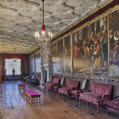 Chandeliers in Knole's Cartoon Gallery