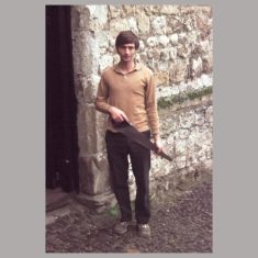 David_Green Court_landscape David, Knole Estate carpenter, in Green Court