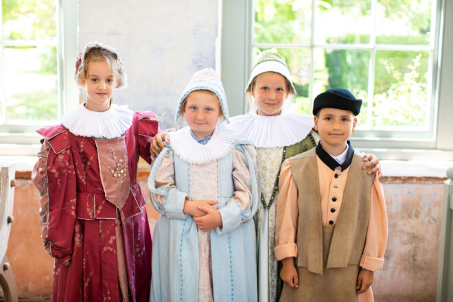 Becoming Tudor characters at Knole | National Trust/Ciaran McCrickard