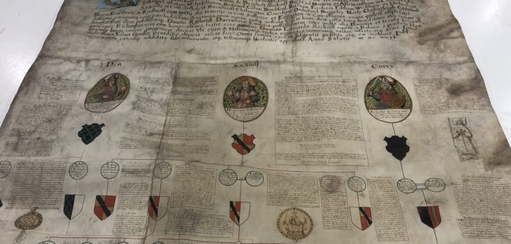 Graeme Gardiner's work on Knole's 17th century pedigree rolls