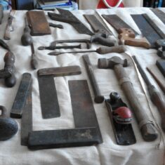 A small selection of Sidney's carpentry and joinery tools A small selection of Sidney's carpentry and joinery tools