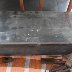 Sidney Doggett's toolbox, used during his 60 years' service at Knole, when first donated to the Knole Collection by his grand-daughter, Anne Duggan. Sidney Doggett's toolbox, used during his 60 years' service at Knole, when first donated to the Knole Collection by his grand-daughter, Anne Duggan.